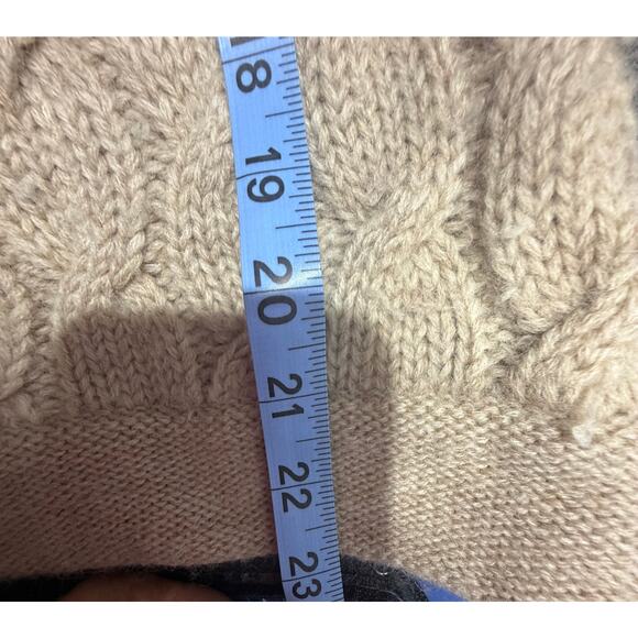 BALTMAN & CO Beige Women Wool Knit Sweater VTG Size XS EUC - Picture 7 of 8